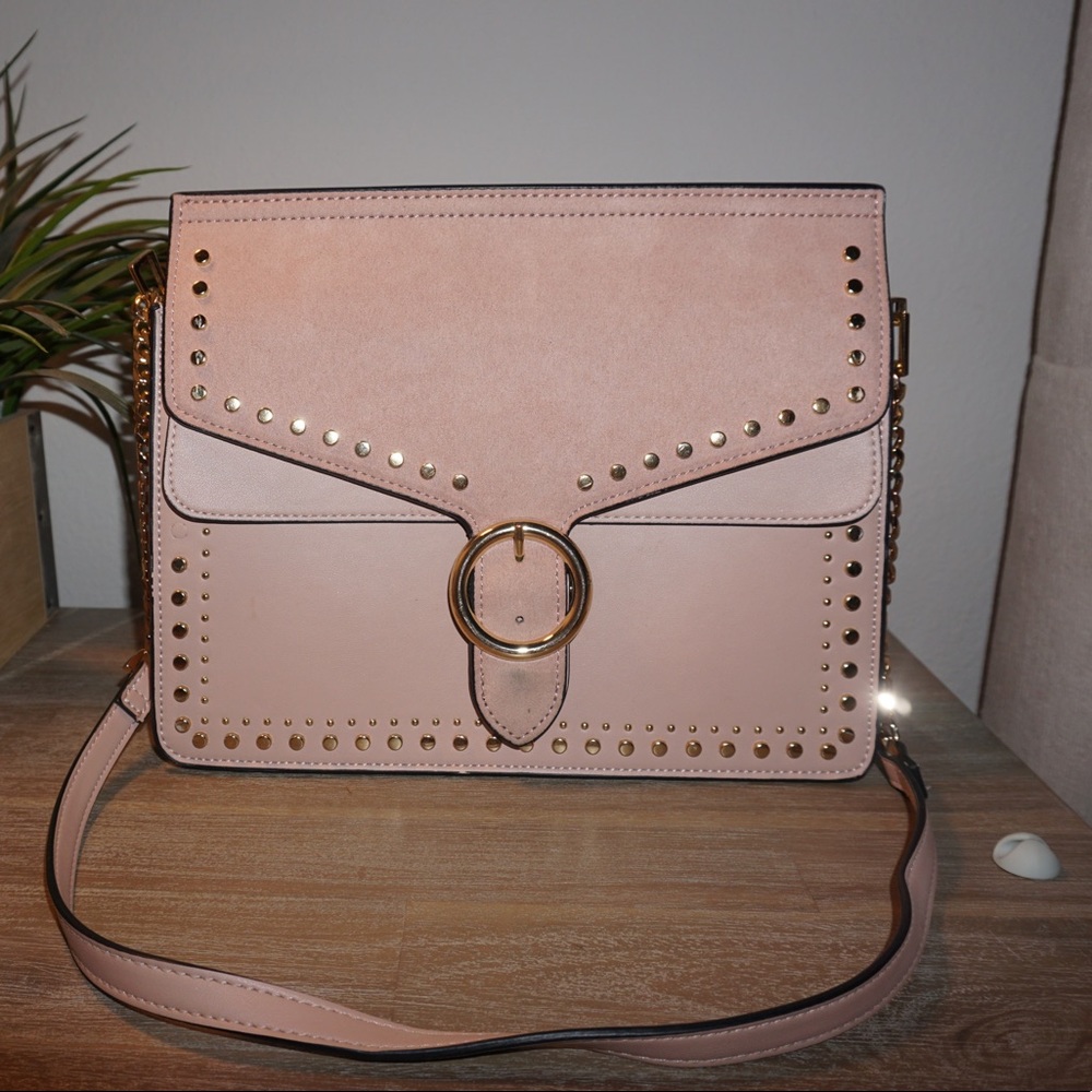 Super cute Top Shop studded pink bag